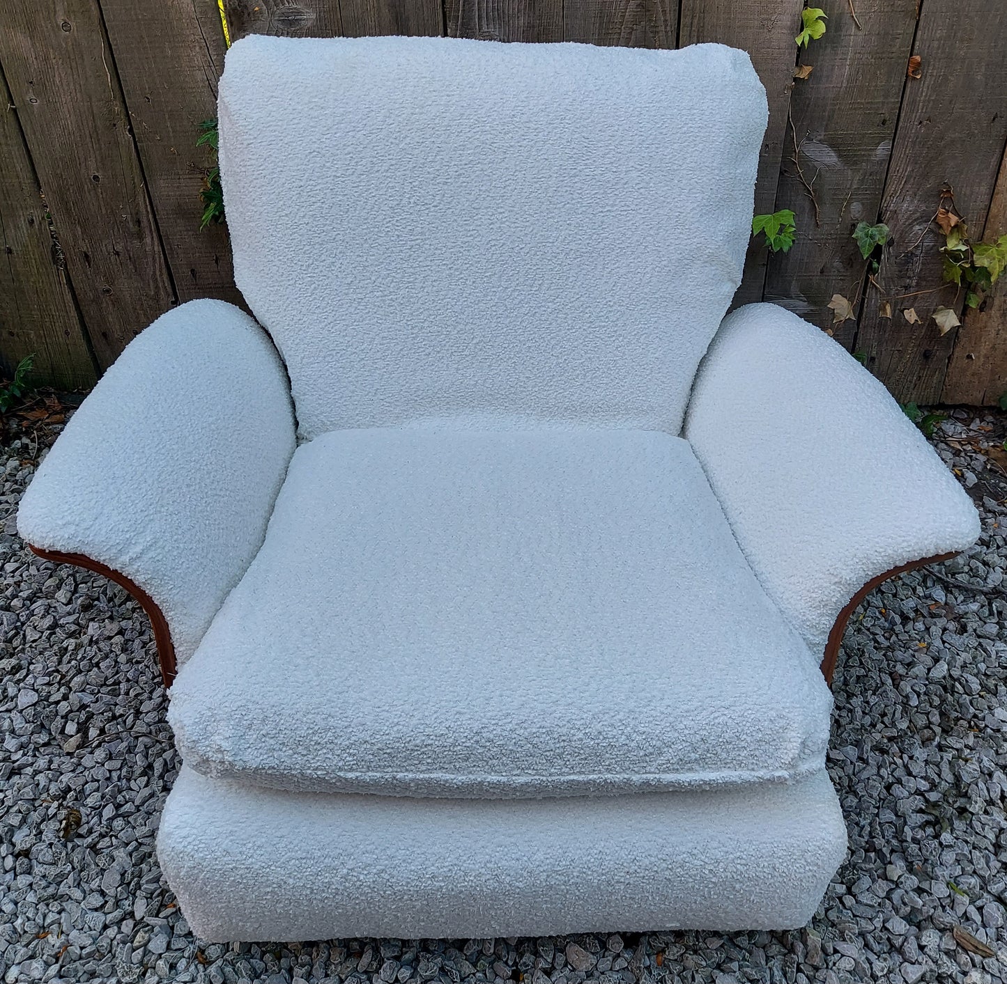 MCM 2 GPlan Tulip armchairs reupholstered