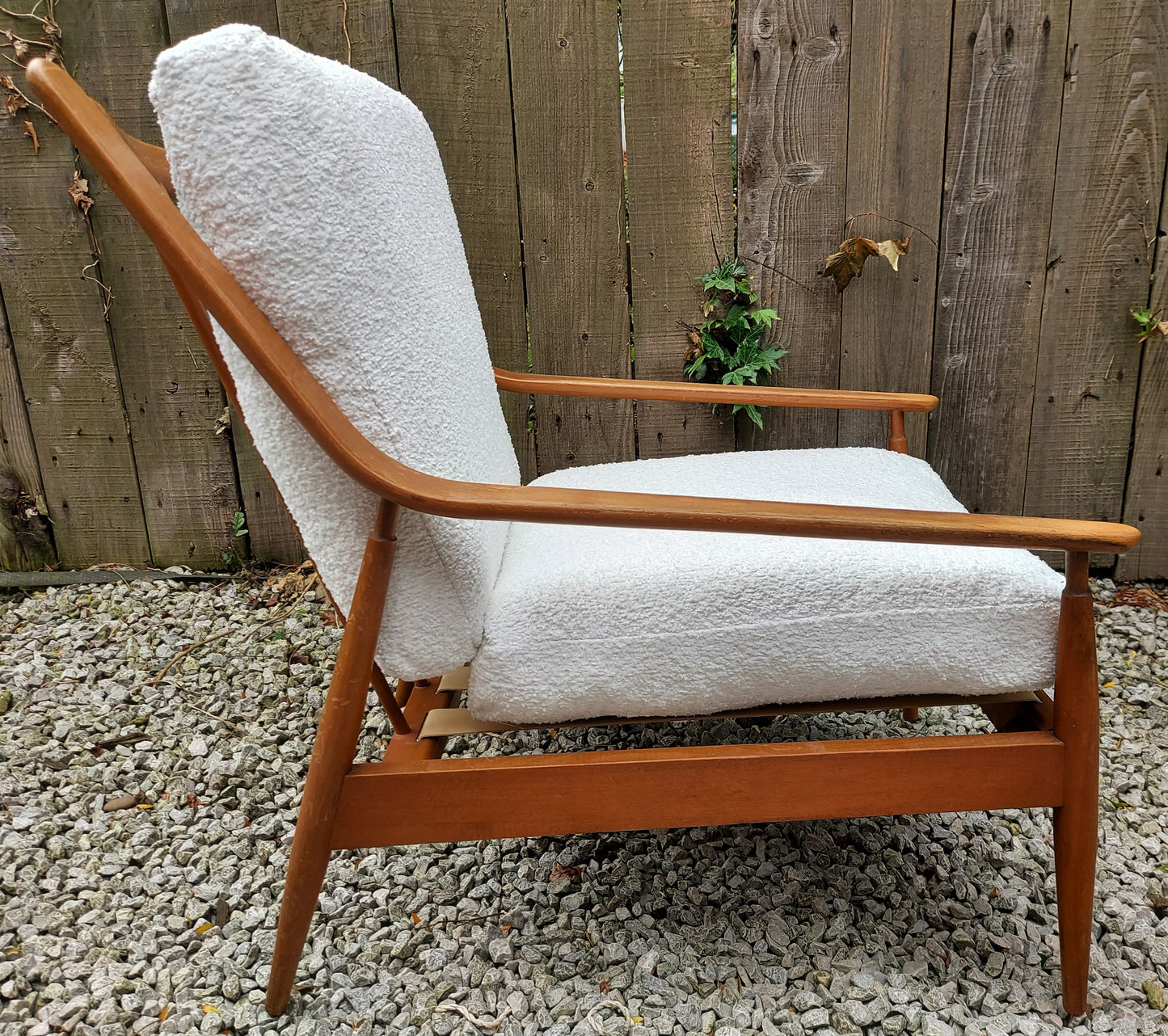 Mid century Modern Pair Scandart Armchairs Reupholstered