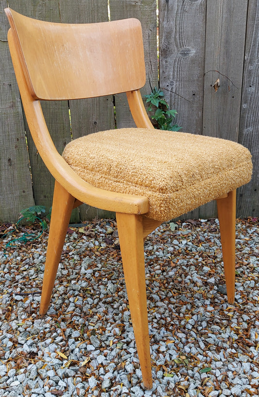 Mid Century Modern Stoe 4 new upholstery benchairs