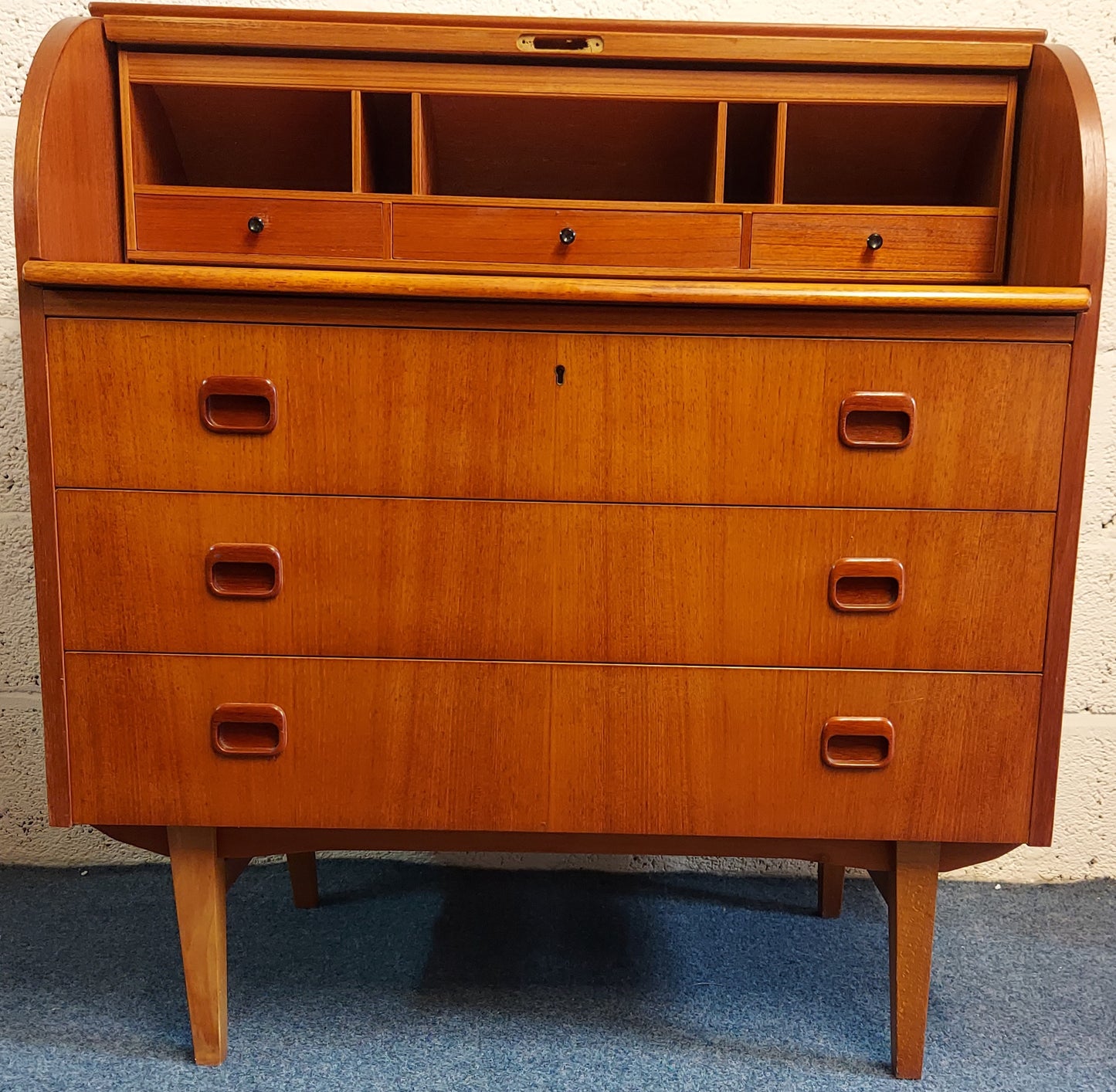 MCM Egon Ostergaard for Bröderna Gustafssons Möbelfabrik Teak Bureau