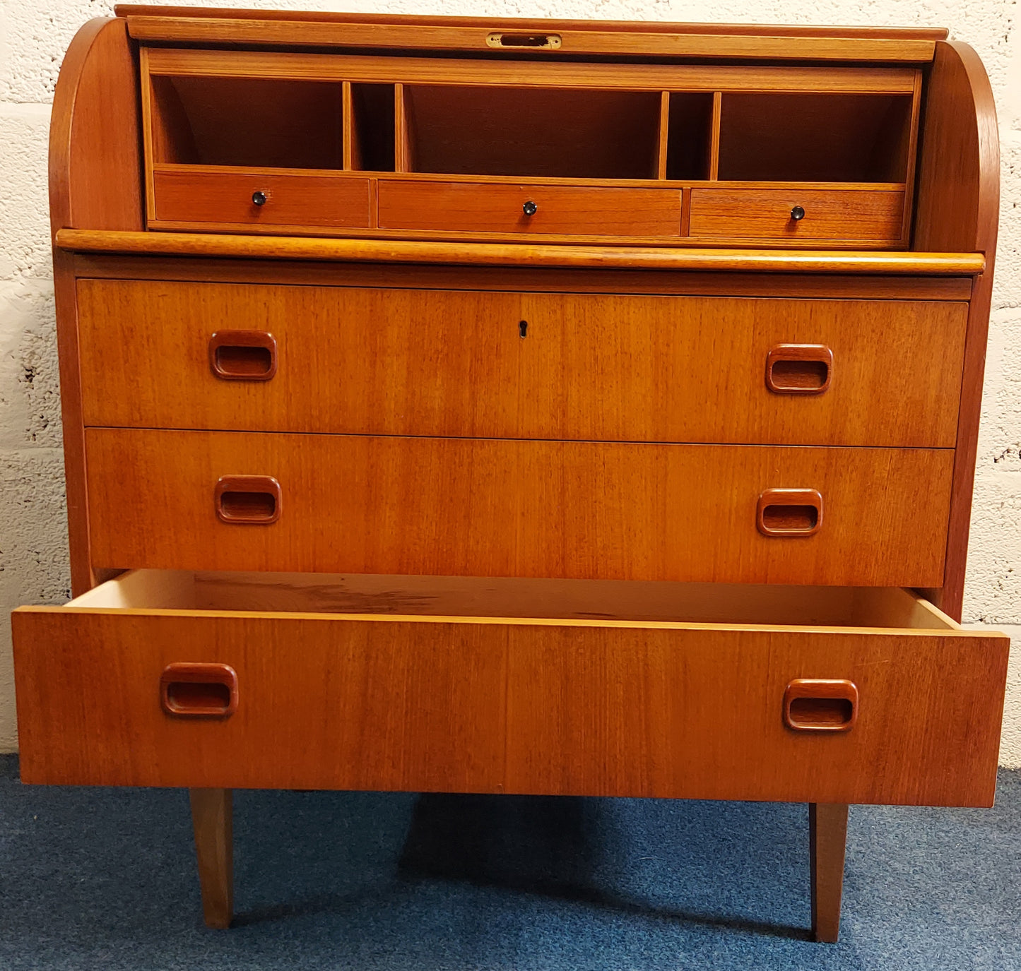 MCM Egon Ostergaard for Bröderna Gustafssons Möbelfabrik Teak Bureau