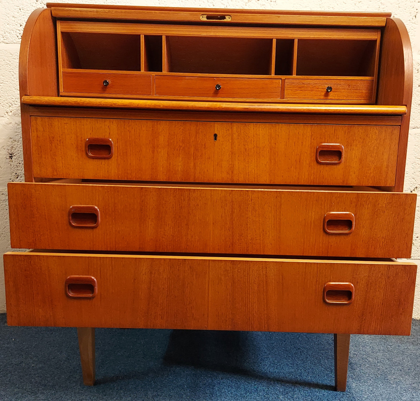 MCM Egon Ostergaard for Bröderna Gustafssons Möbelfabrik Teak Bureau