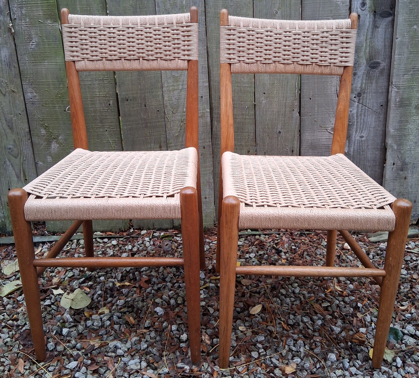 Mid Century Mod 2 Charlotte Perriand Style Dordogne Chair Robert Sentou rewoven