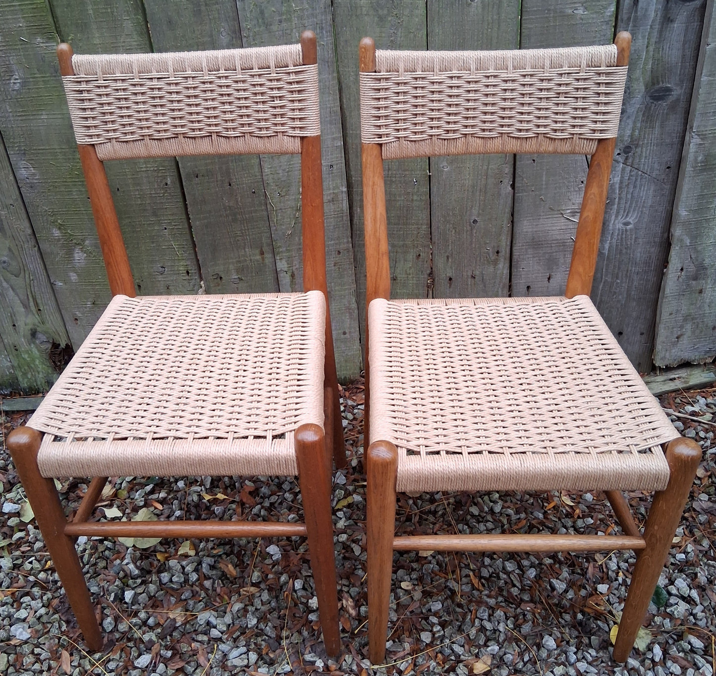 Mid Century Mod 2 Charlotte Perriand Style Dordogne Chair Robert Sentou rewoven