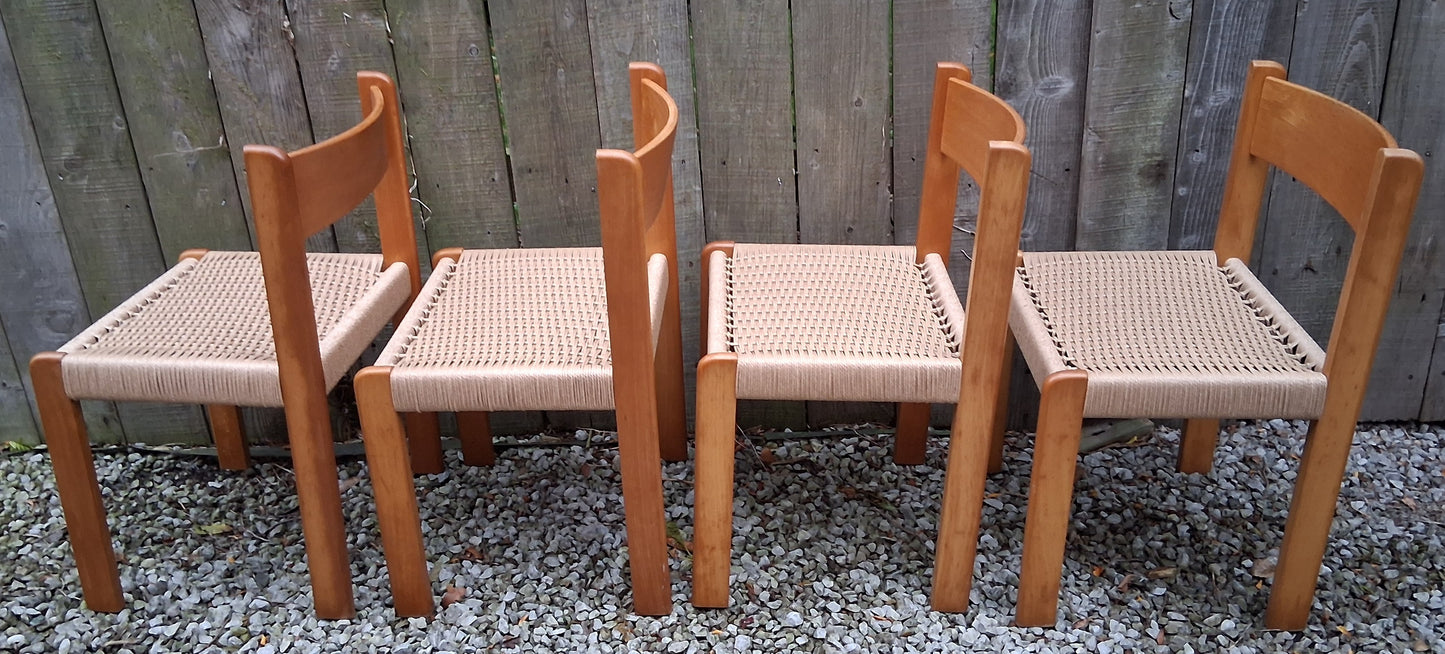 MCM 4 Habitat Faeroe Dining Chairs 1970 recorded Beech