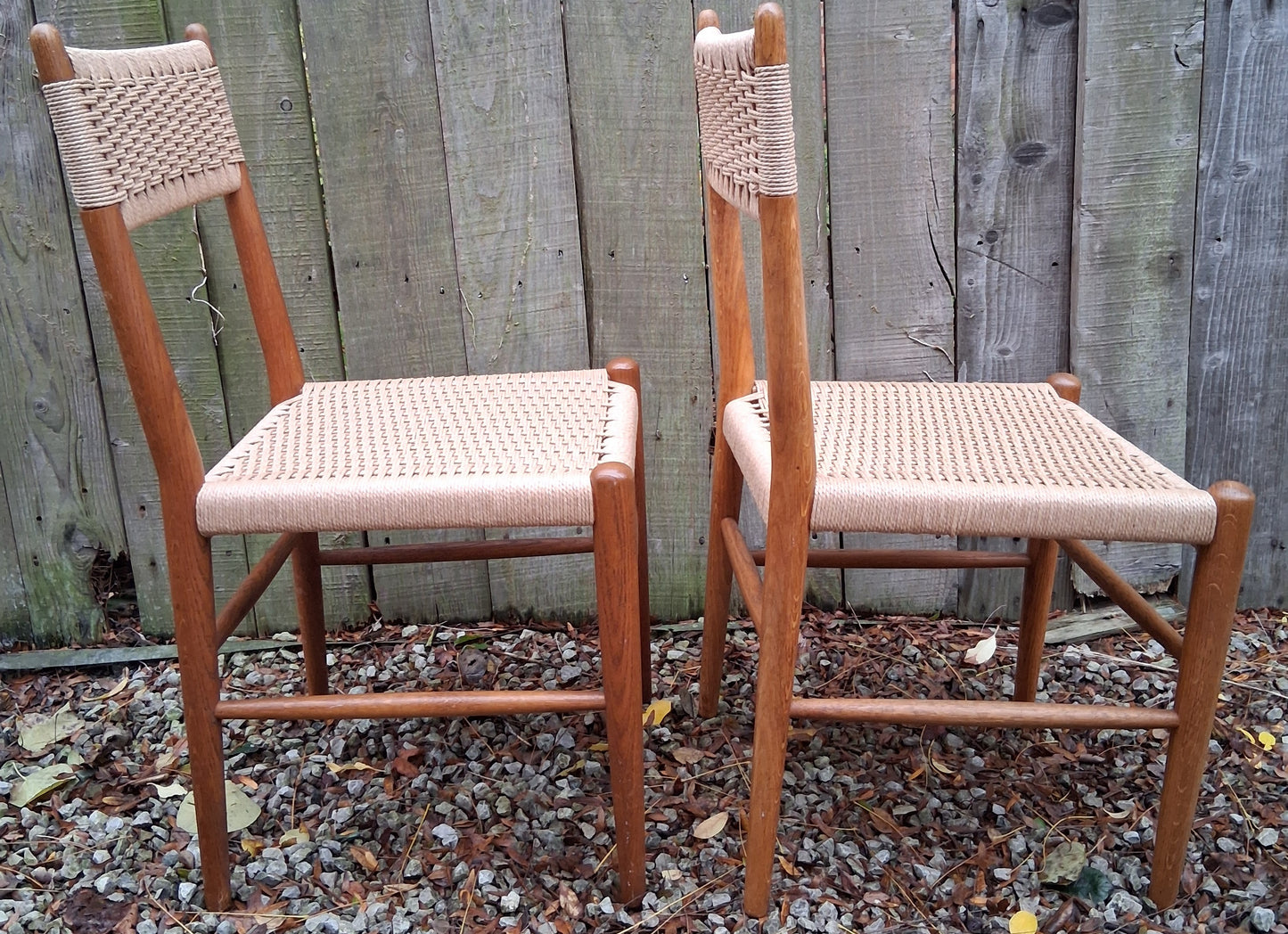 Mid Century Mod 2 Charlotte Perriand Style Dordogne Chair Robert Sentou rewoven