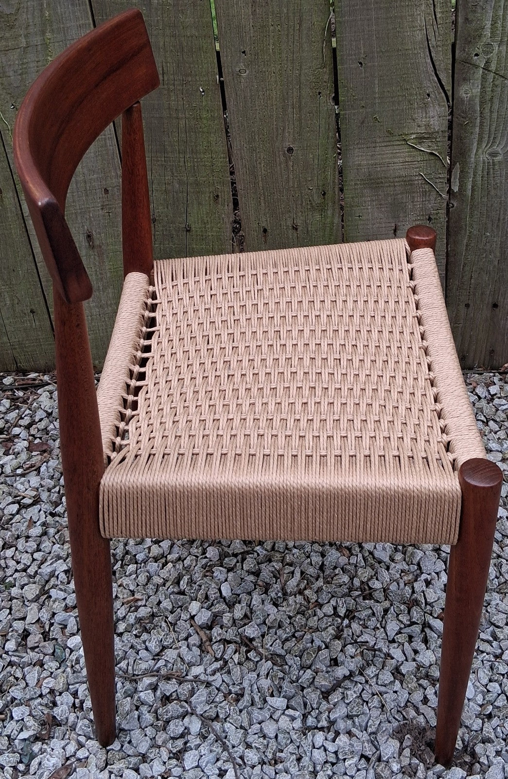 Mid Century Modern 4 MK200 Mogens Kold Corded chairs