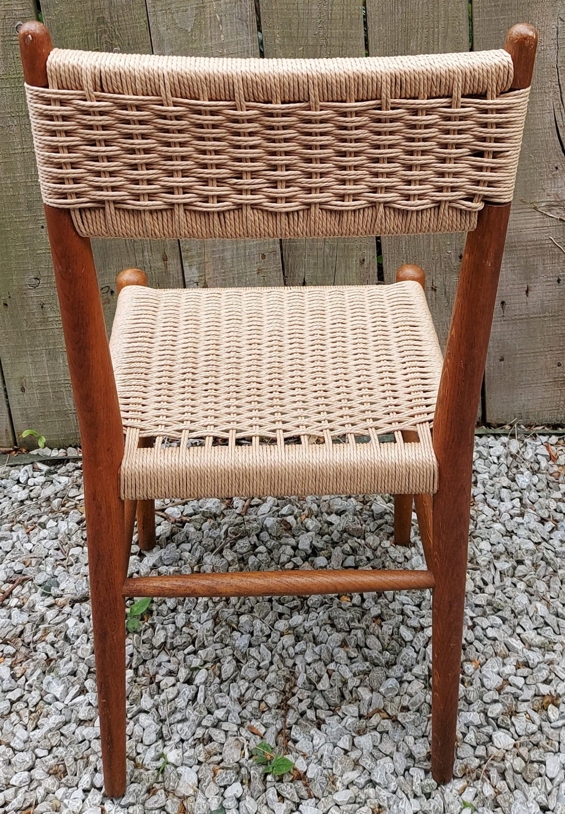Mid Century Mod 2 Charlotte Perriand Style Dordogne Chair Robert Sentou rewoven