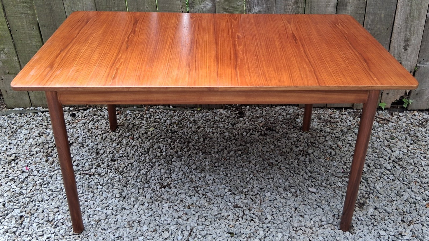 Mid Century Modern Extending Dining Table A.H. McIntosh