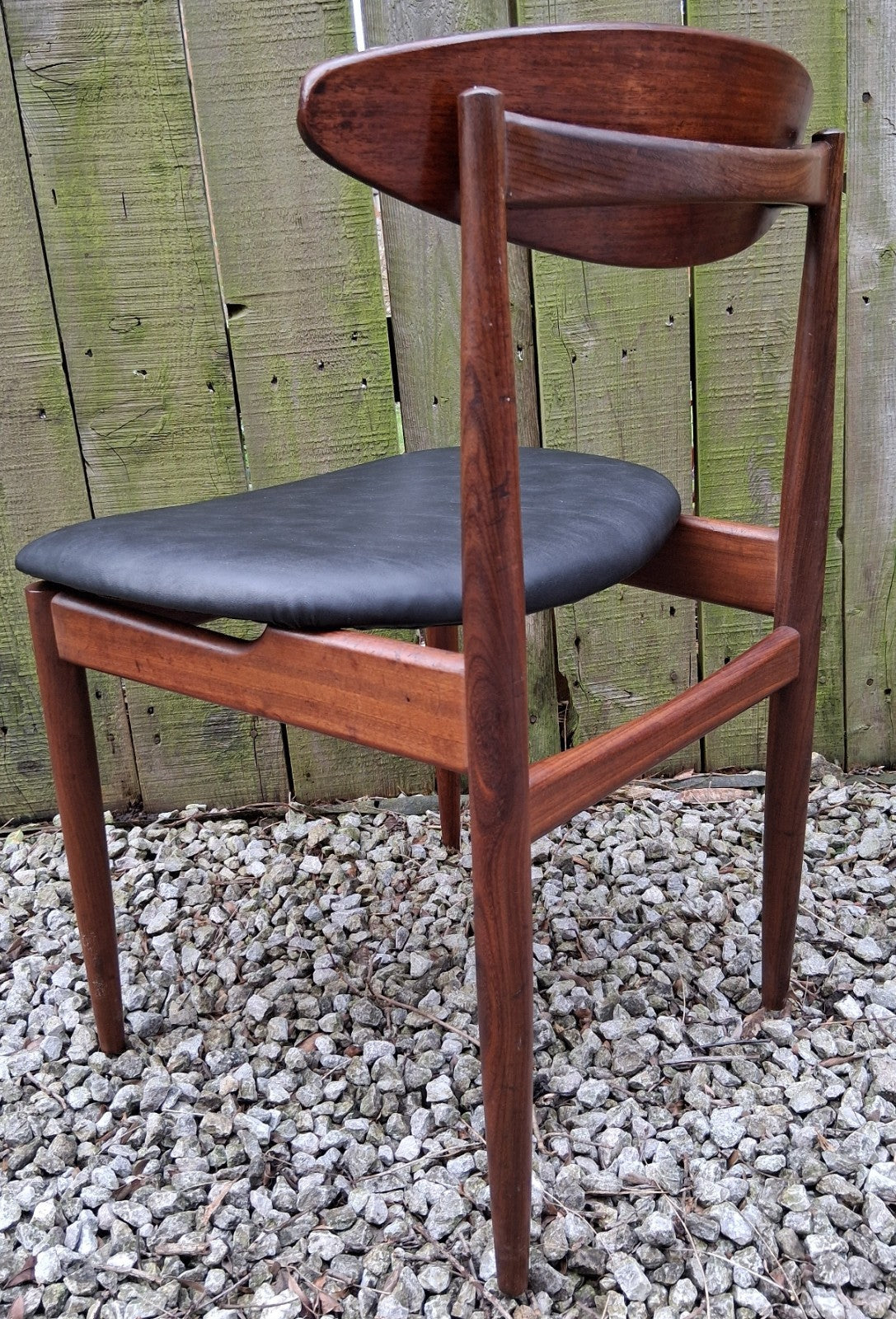 Mid Century Modern 4 GPlan chairs 2 chairs orig Kofod Larsen gold marks 2 reproB