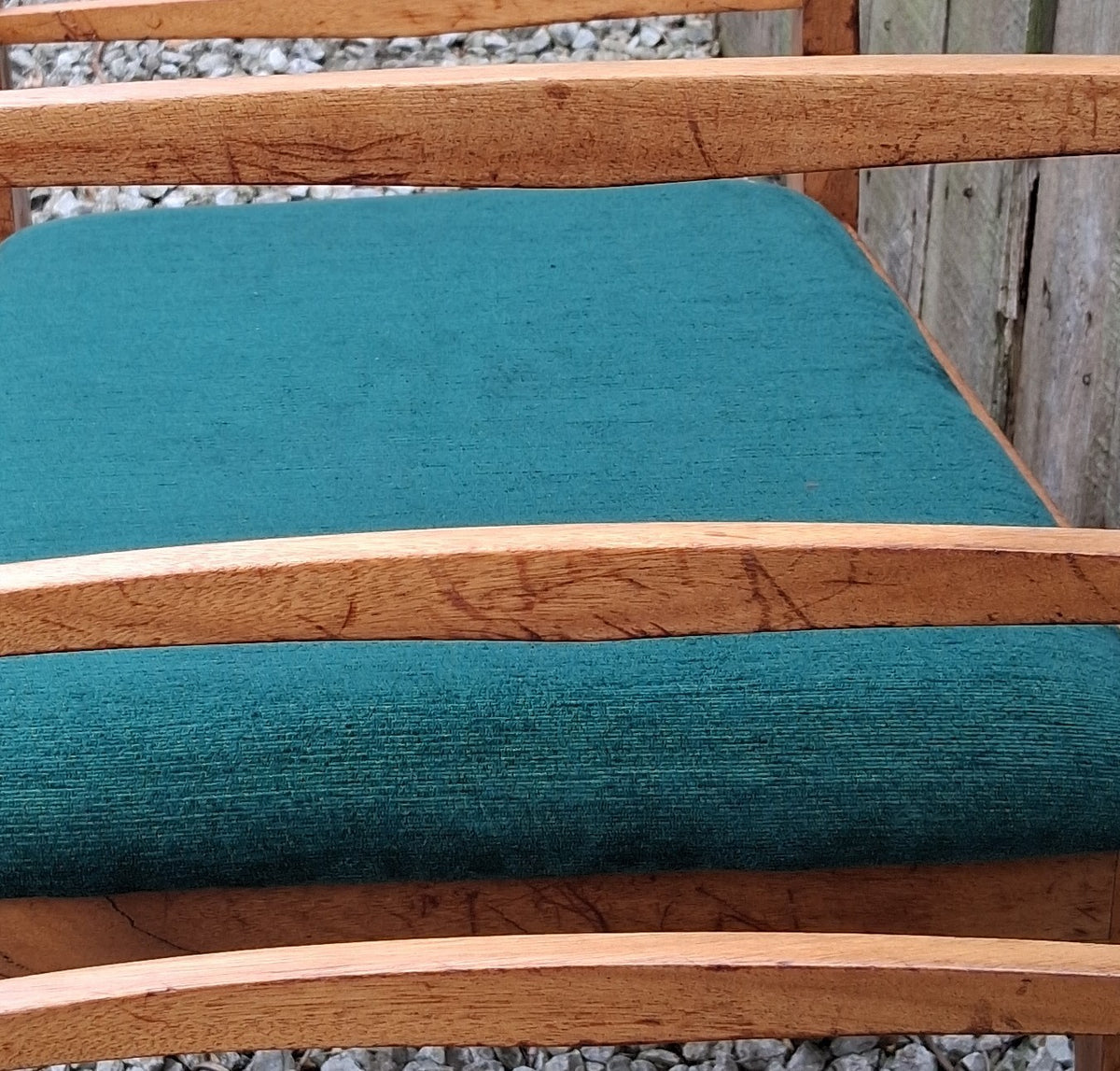 Mid Century 4 Repholstered Teak Dining Chairs McIntosh Model no 9073