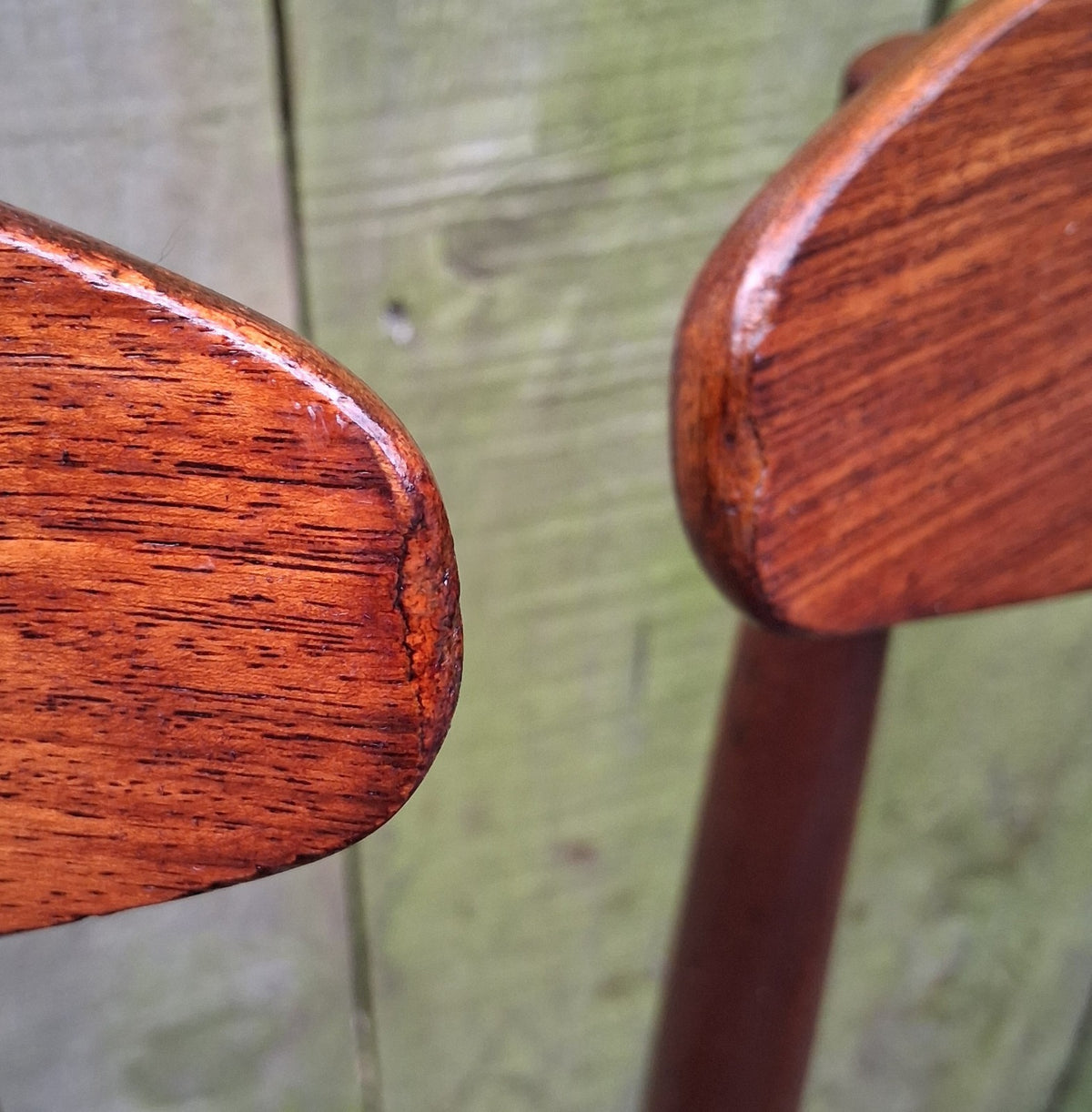 Mid Century Modern 4 GPlan chairs 2 chairs orig Kofod Larsen gold marks 2 reproB