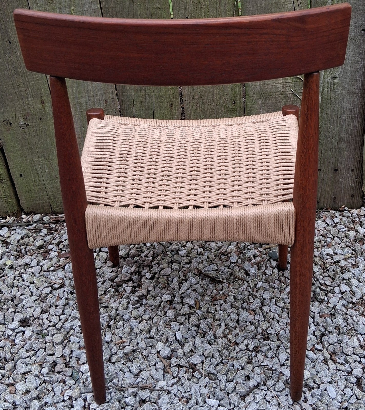 Mid Century Modern 4 MK200 Mogens Kold Corded chairs