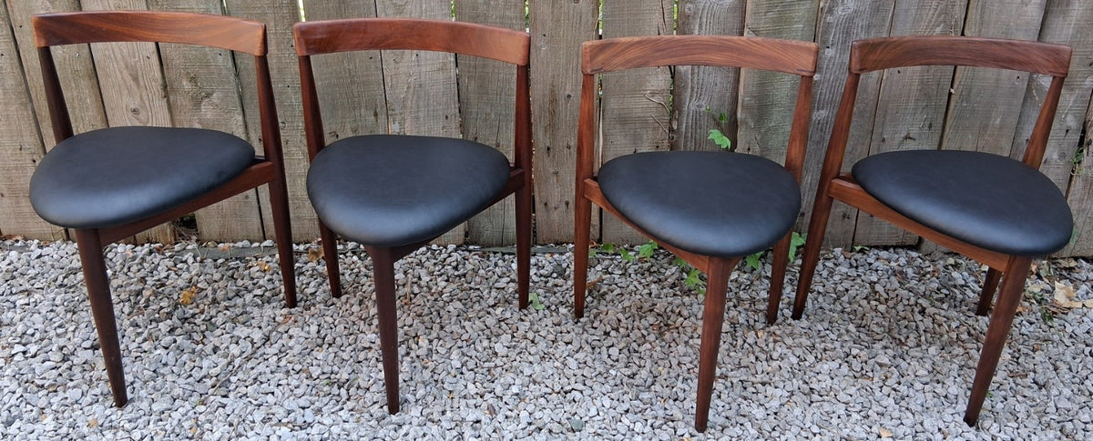 Mid-Century Modern Hans Olsen Frem Rojle Danish Tripod 2 Chairs Roundette B