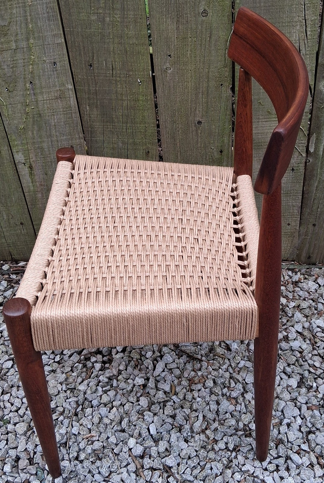Mid Century Modern 4 MK200 Mogens Kold Corded chairs