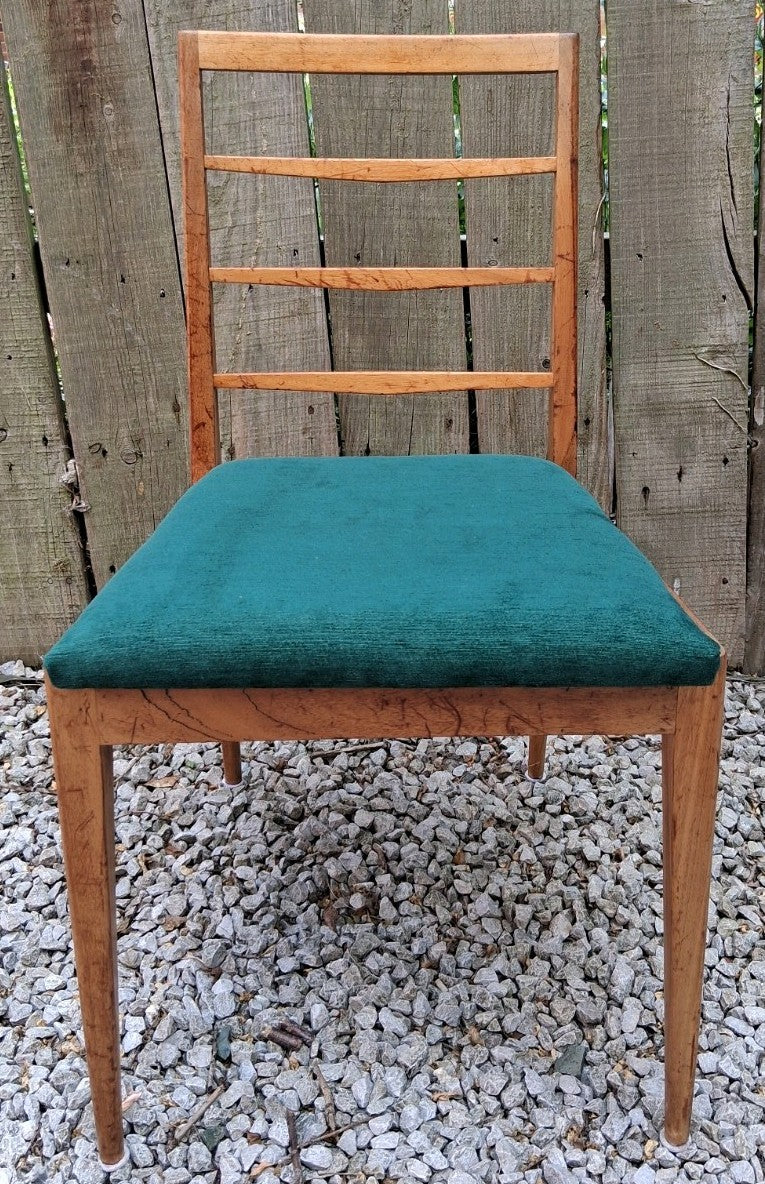 Mid Century 4 Repholstered Teak Dining Chairs McIntosh Model no 9073