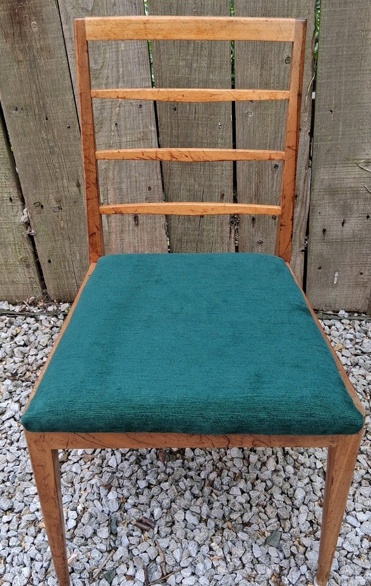 Mid Century 4 Repholstered Teak Dining Chairs McIntosh Model no 9073