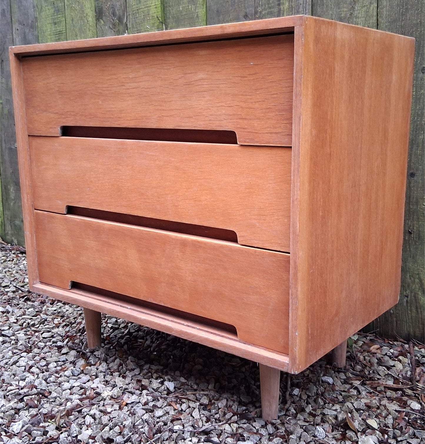 MCM Light Oak Stag C Range 3 Drawers John And Sylvia Reid