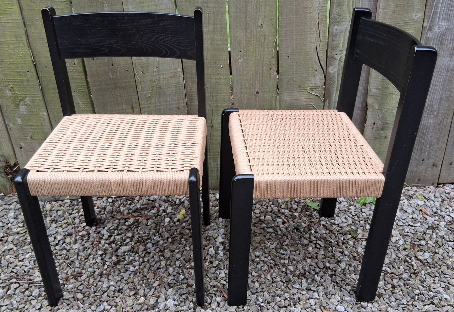 MCM 2 Mogens Kold 'faeroe' black ash chairs Habitat recorded