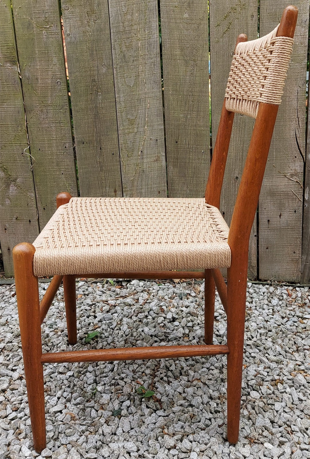 Mid Century Mod 2 Charlotte Perriand Style Dordogne Chair Robert Sentou rewoven