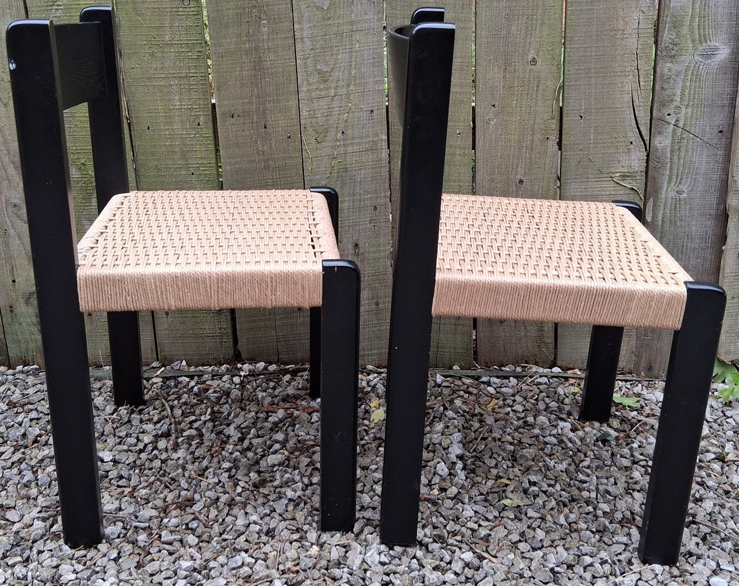 MCM 2 Mogens Kold 'faeroe' black ash chairs Habitat recorded