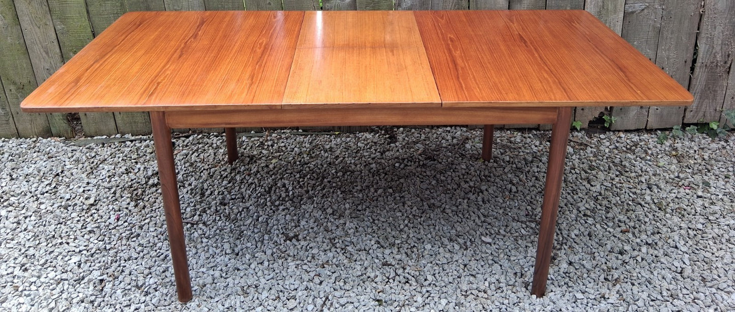 Mid Century Modern Extending Dining Table A.H. McIntosh