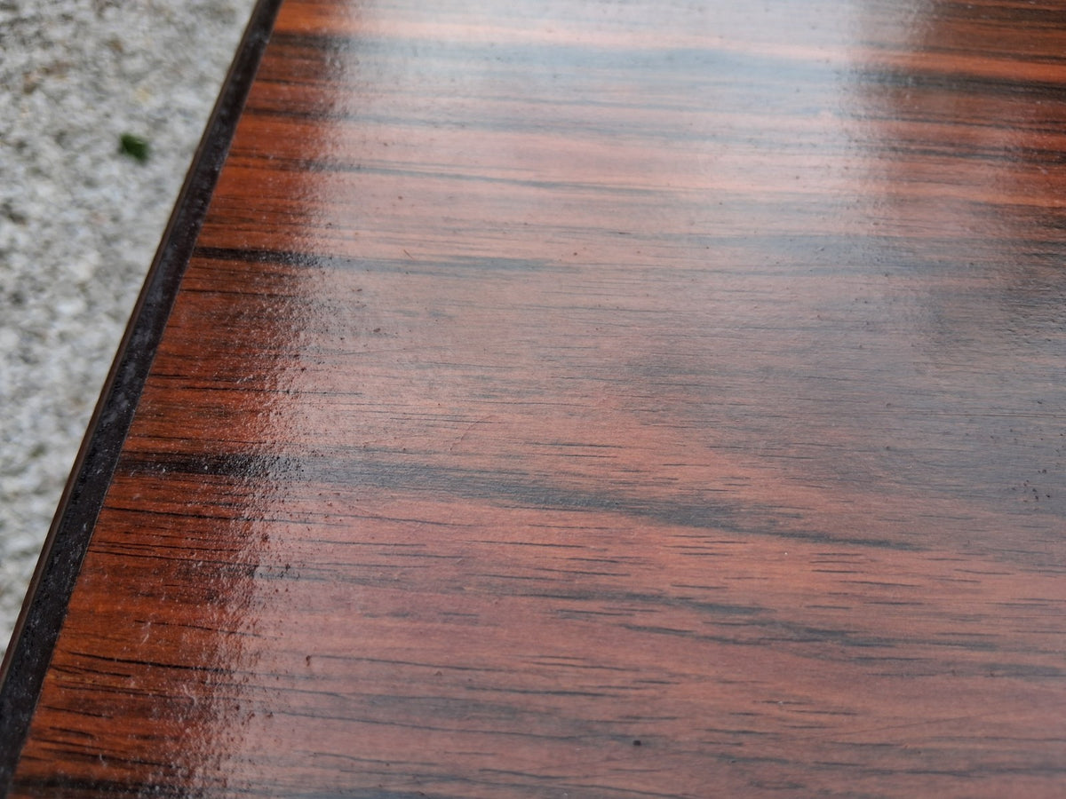 MCM Johannes Andersen octagonal rosewood dining table produced by Hans Bech