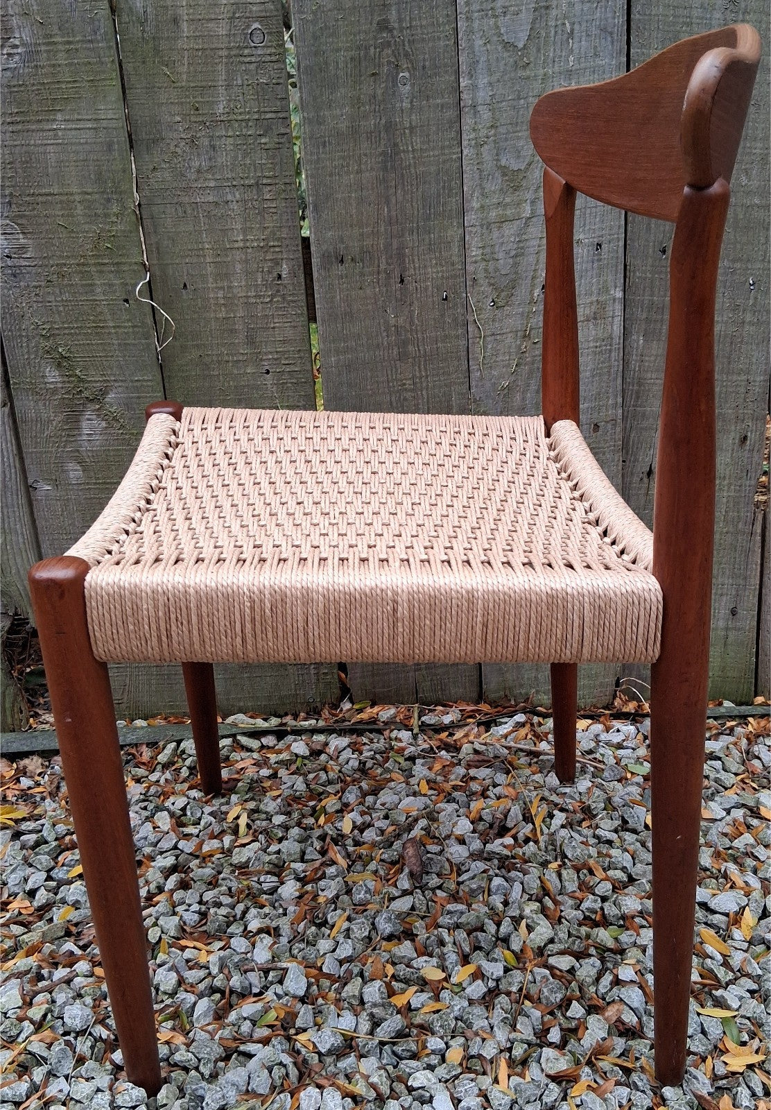 Mid Century Modern 4 Danish ReCorded chairs