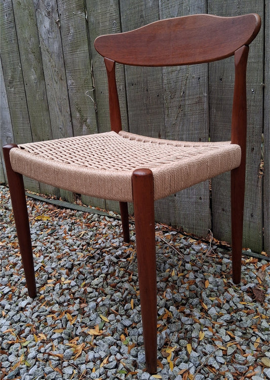 Mid Century Modern 4 Danish ReCorded chairs