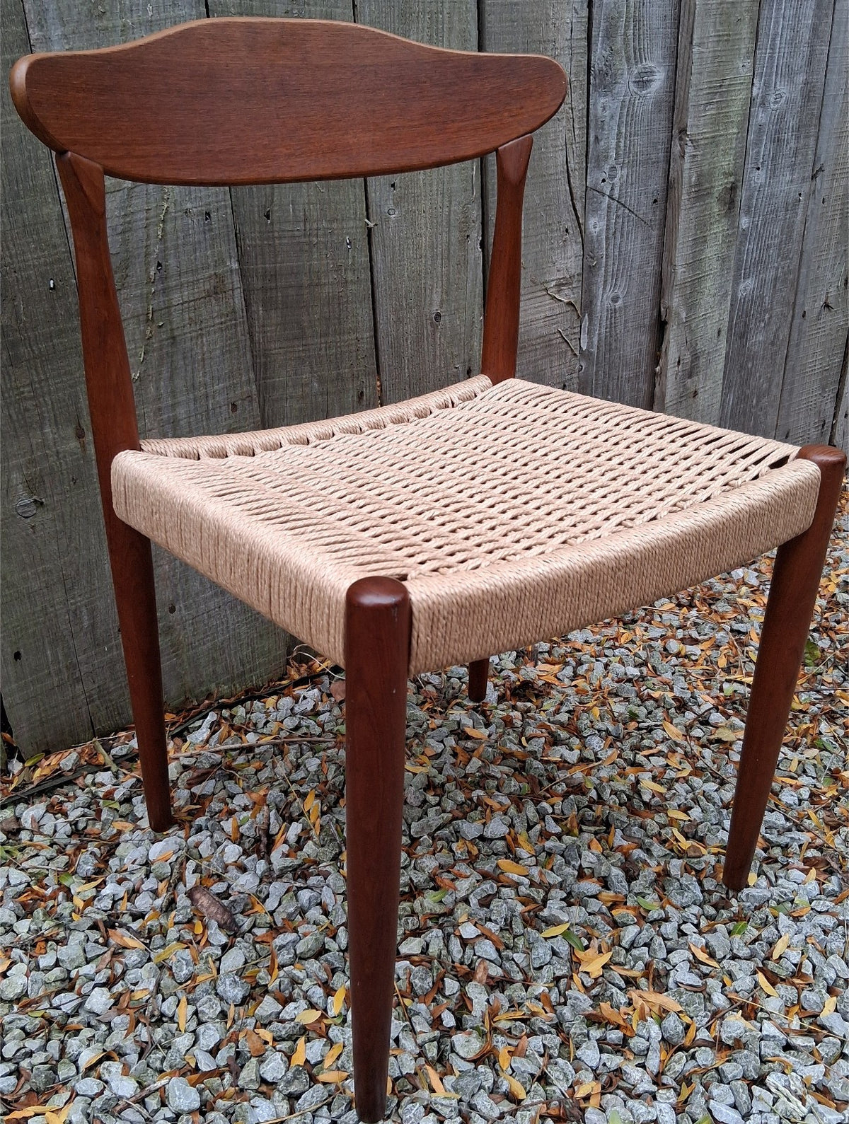 Mid Century Modern 4 Danish ReCorded chairs