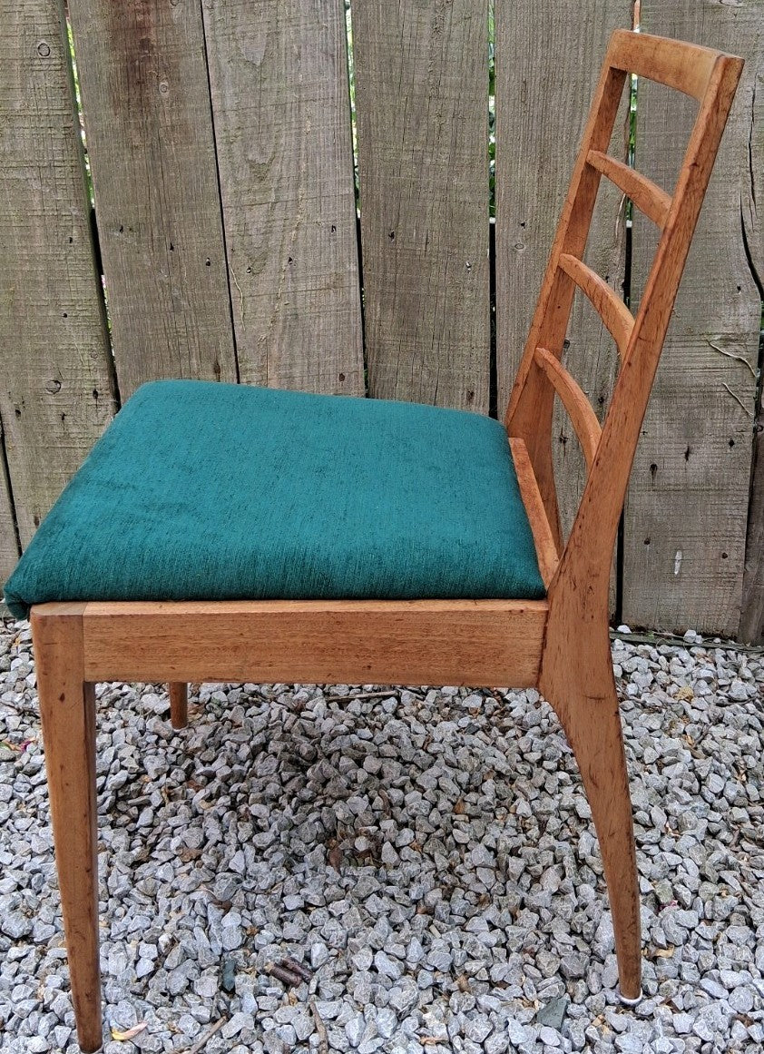 Mid Century 4 Repholstered Teak Dining Chairs McIntosh Model no 9073