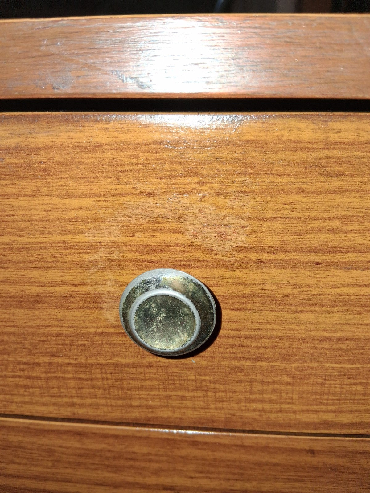 Mid Century Modern Schreiber Set of 4 drawers metal handles