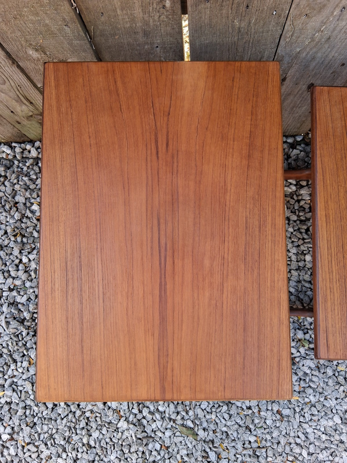 Mid Century Modern Gplan Nest of Tables Curved stretcher Fresco B