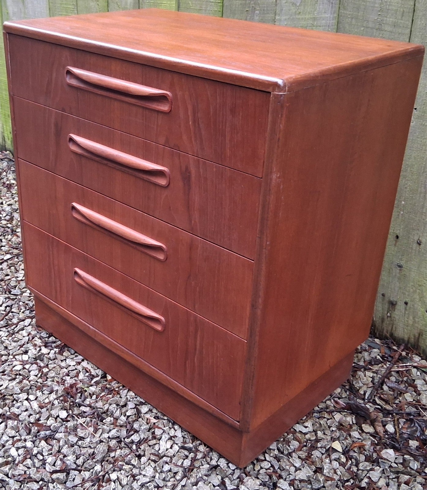 Mid Century G Plan Fresco Teak Chest of 4 Drawers