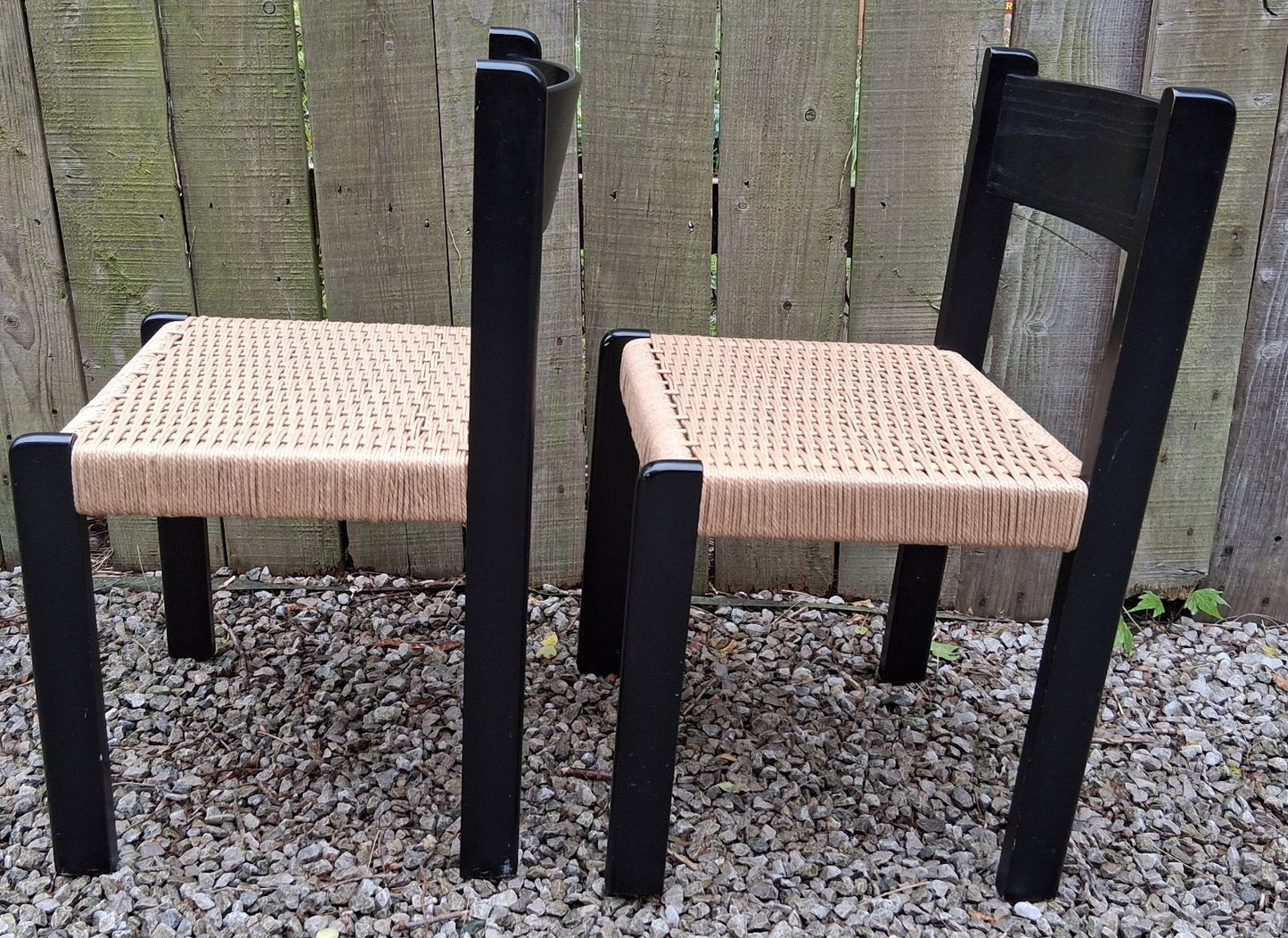 MCM 2 Mogens Kold 'faeroe' black ash chairs Habitat recorded