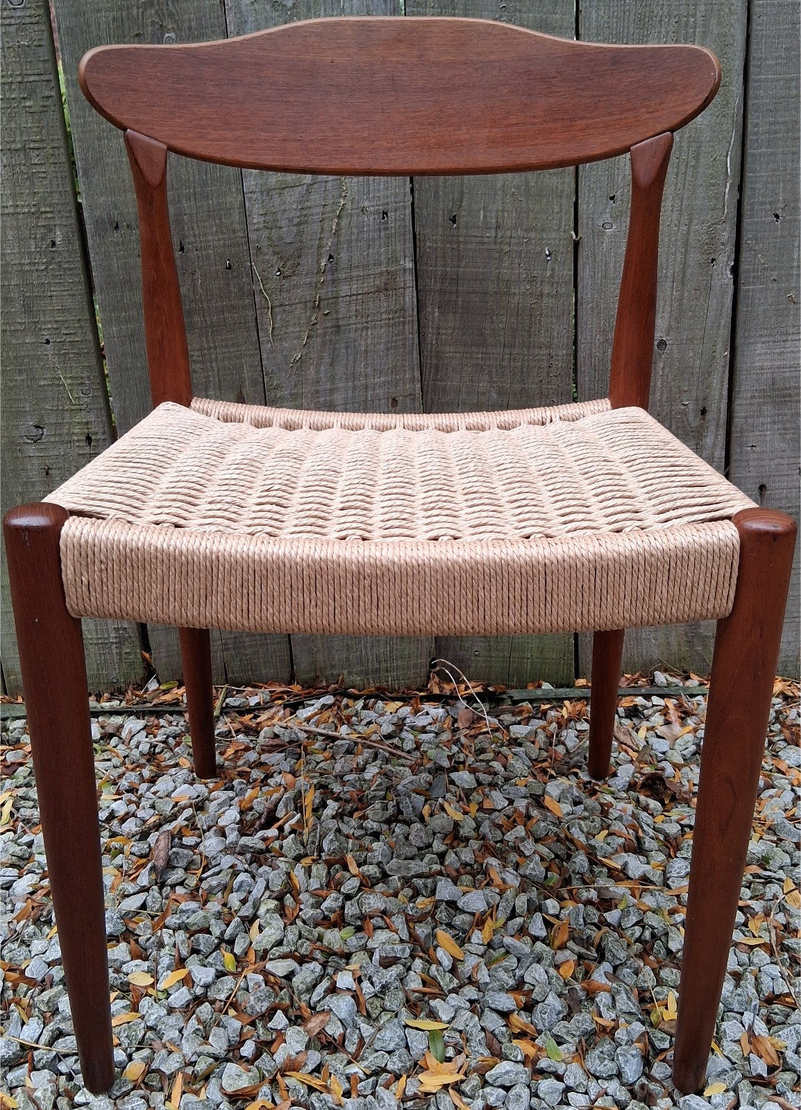 Mid Century Modern 4 Danish ReCorded chairs