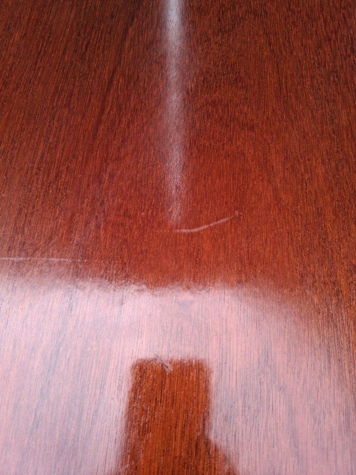 MCM Skovby Extending dining Table oval 2 leaves Mahog