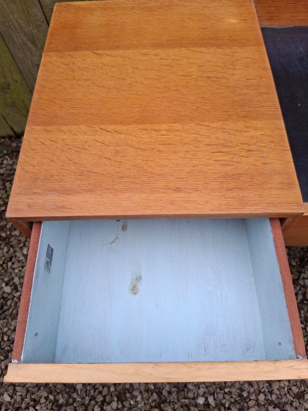MCM Small Stag C Range light oak desk / dressing Table by John and Sylvia Reid