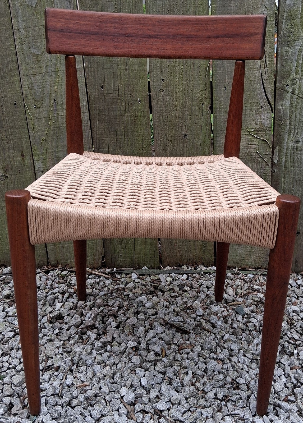 Mid Century Modern 4 MK200 Mogens Kold Corded chairs