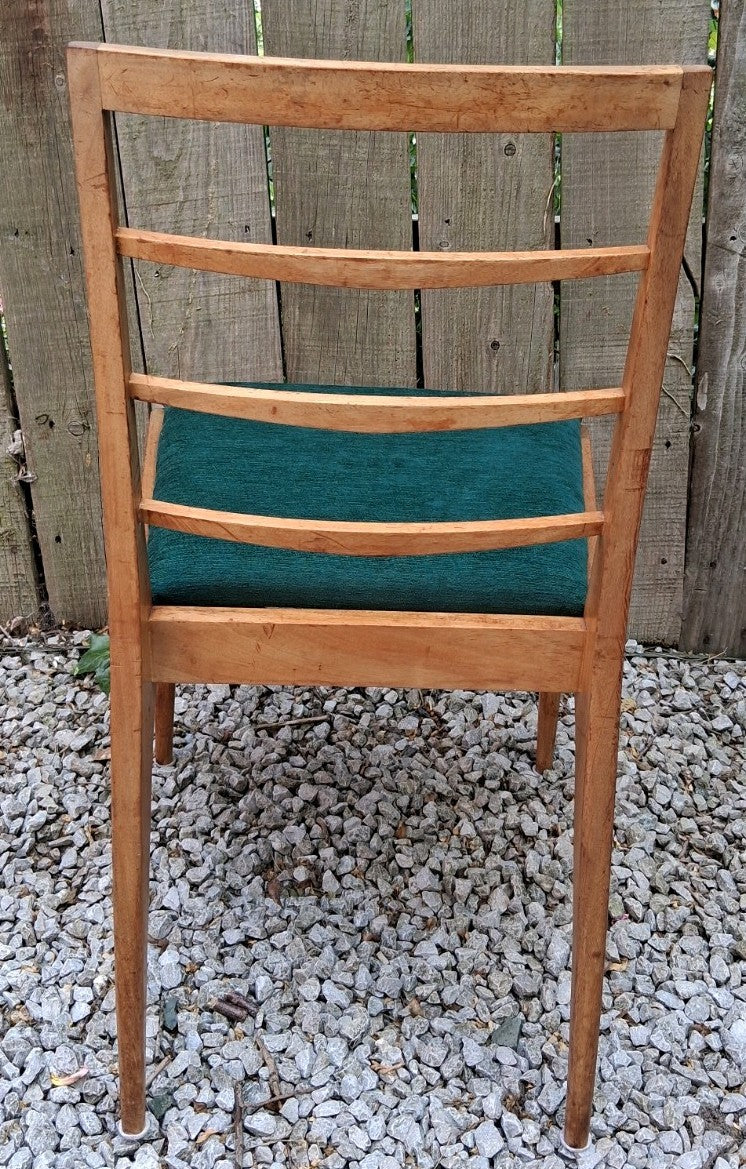 Mid Century 4 Repholstered Teak Dining Chairs McIntosh Model no 9073