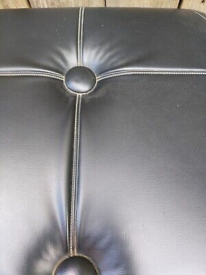 Mid century modern Valet Stand Black Vinyl Metal Tube