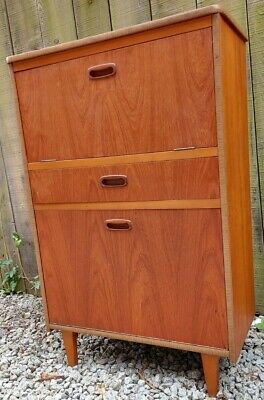 Mid Century Modern Compact Drinks Cabinet