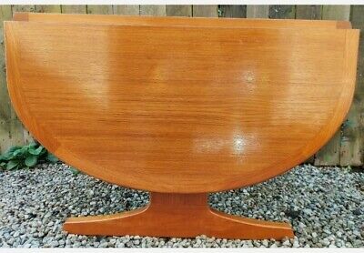 MCM Extending Drop Leaf Dining Table two Leaves Danish
