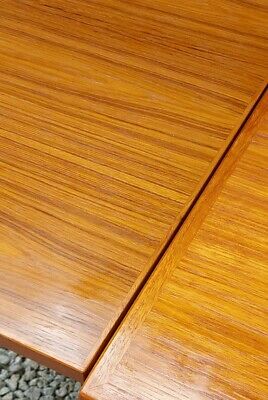 Mcm Extending Teak Table Rectangular angular legs