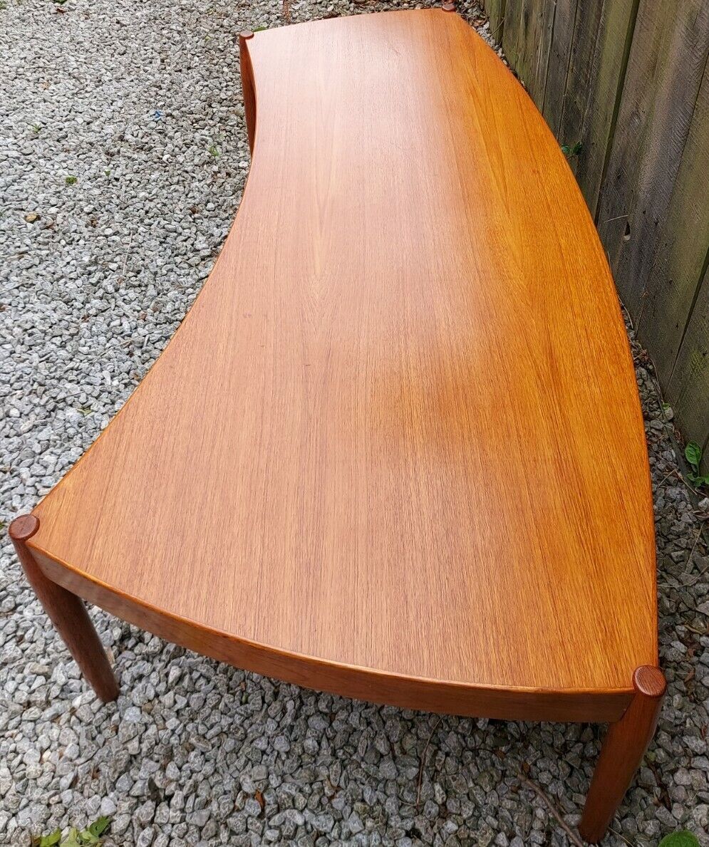 MCM Johannes Andersen Large coffee table for Trensum Sweden 1960s