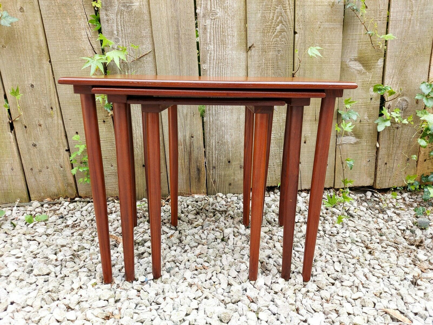 Mid Century Modern Danish Nest of Tables