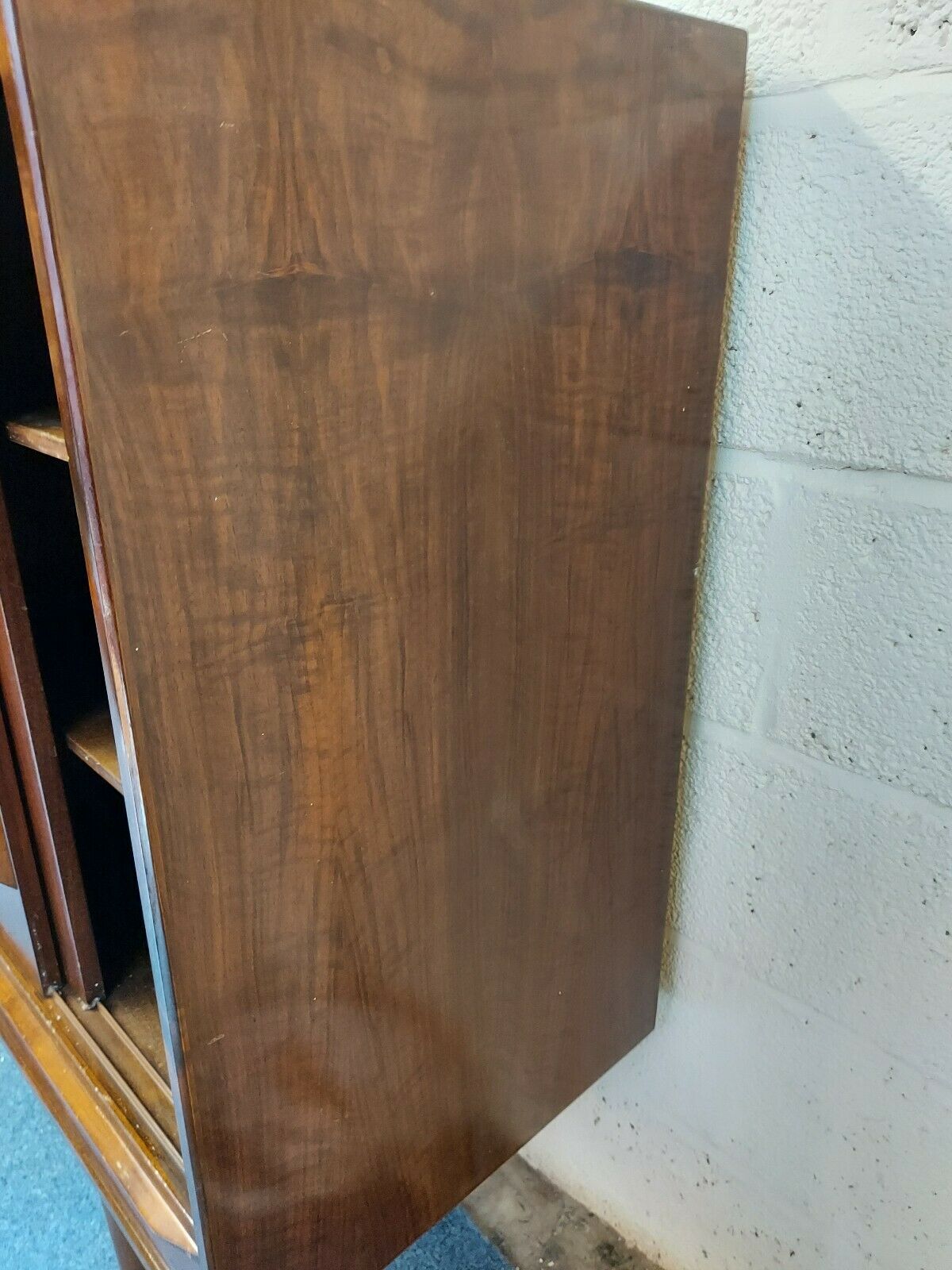 Danish Walnut veneer and solid wood Sideboard Highboard MCM