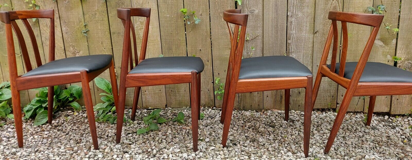 Vintage mcm on sale dining chairs