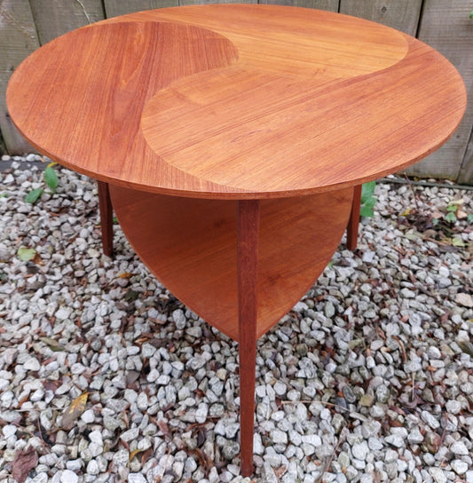 Mid Century Modern Teak Side table by Mobelintarsia